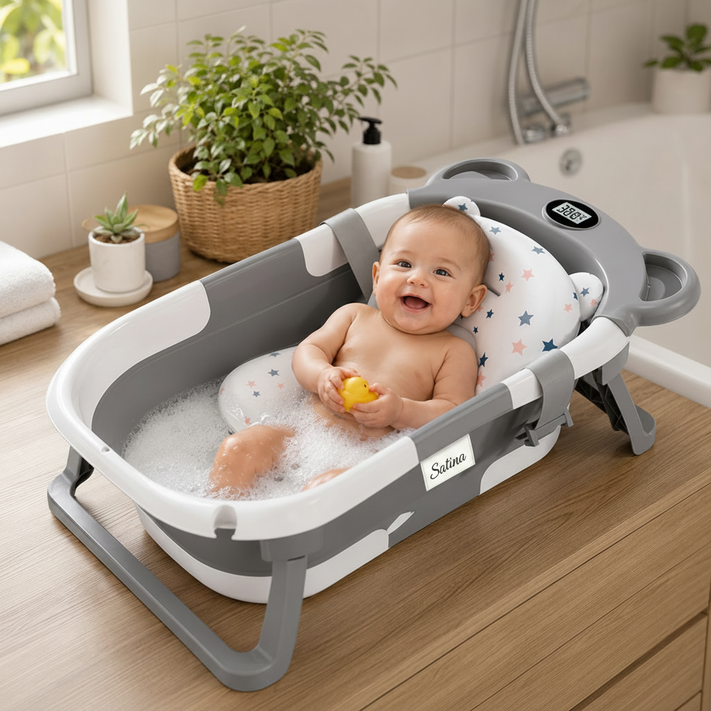 Baignoire Bébé Pliable - Satina