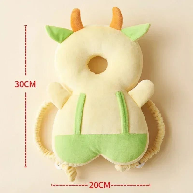 Coussin Anti-Chute Bébé – Protection Tête Motif Abeille Ange 1-3 ans