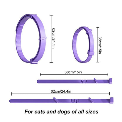 Dogs Calming Pheromones Collar Relieve Reduce Anxiety Stress Adjustable Relaxing Comfortable Collar Breakaway Design For Pet