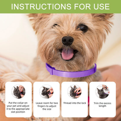 Dogs Calming Pheromones Collar Relieve Reduce Anxiety Stress Adjustable Relaxing Comfortable Collar Breakaway Design For Pet