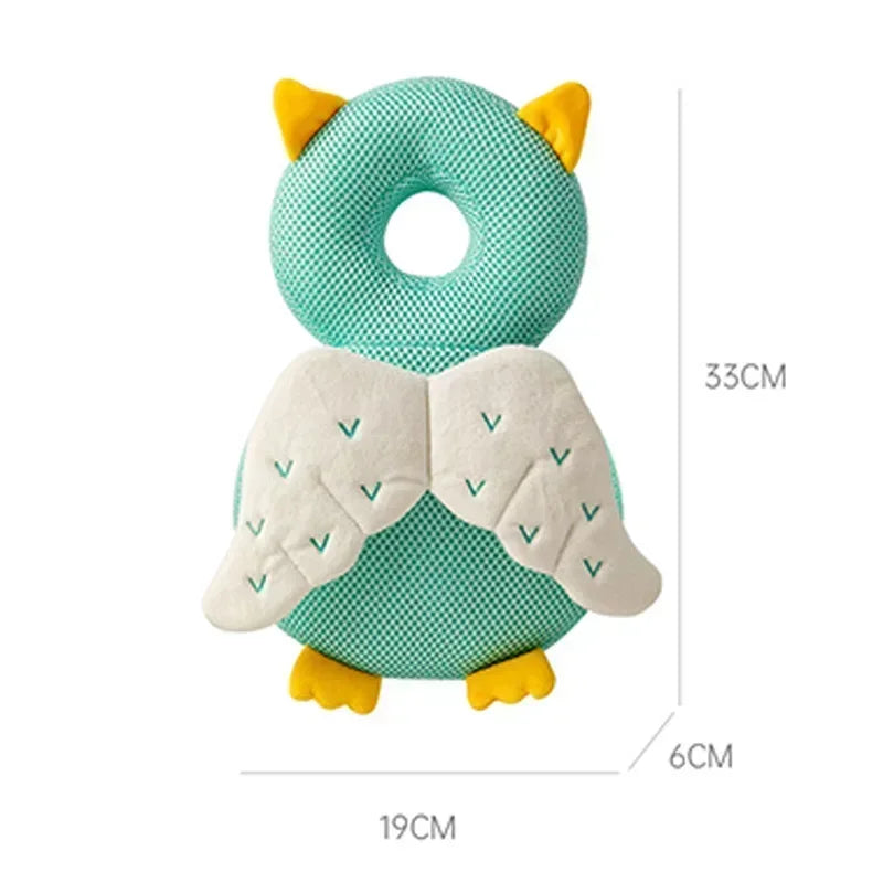Coussin Anti-Chute Bébé – Protection Tête Motif Abeille Ange 1-3 ans