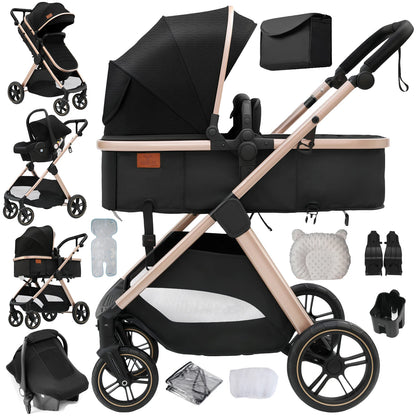 Baby  Stroller Lightweight Foldable Compact  Easy Push Easy Fold for Newborn Infant Toddler Daily Use and Travel