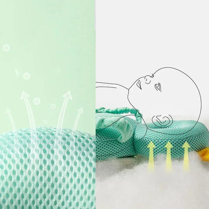 Coussin Anti-Chute Bébé – Protection Tête Motif Abeille Ange 1-3 ans