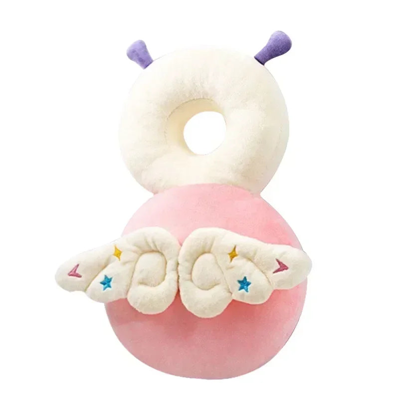 Coussin Anti-Chute Bébé – Protection Tête Motif Abeille Ange 1-3 ans